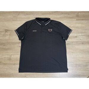 CCM Philadelphia Phantoms Mens XL NHL Hockey Black Polo Golf Shirt